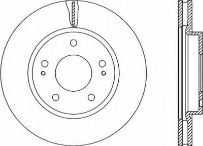 OPEN PARTS bdr223720 -  Тормозной диск